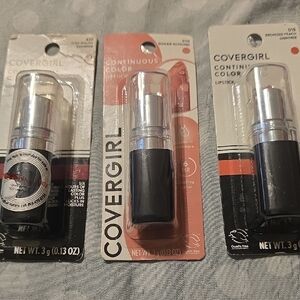 3 COVERGIRL Continuous Color Lipstick Trio - Black and Silver